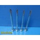 Lot of 4 Intuitive Surgical DaVinci 428076-02 Accessory Instrument, 10mm ~ 28946