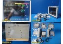 Philips M8007A MP70 Neonatal Patient Monitor W/ 2X Modules & Leads ~ 29338