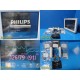 Philips M8007A MP70 Critical Care Monitor W/ M3001A/M3012A Modules & Leads~29340