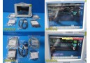 Philips MP30 Intellivue Multi-Para Monitor W/ MMS M3001A Module & Leads ~ 29419