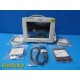 Philips MP30 Intellivue Multi-Para Monitor W/ MMS M3001A Module & Leads ~ 29419