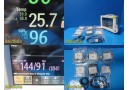 2011 Philips MP30 M8002A Ref 862135 Intellivue Monitor W/ Module & Leads ~ 29421