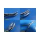 7X V. Mueller SSI Ultra Miltex Assorted Bone Ronguer Forceps Stra./ Angle ~24025