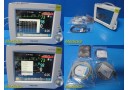 Philips MP30 Intellivue Monitor Ref M8002A W/ M3001A MMS Module & Leads ~ 29151