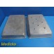 2X Unbranded Assorted Surgical Instruments Trays (13.15" x 9.5" x 2") ~ 29834