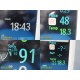 Philips M8002A Intellivue MP30 Monitor W/ MMS Module & Patient Leads ~ 29709