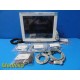 Philips Intellivue Critical Care MP70 Monitor M8007A W/M3001A Module,Leads~29716