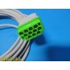 GE Medical Ref 2017003-001 Multi-Link ECG Cable, 5-Lead, Standard, AHA ~ 29884