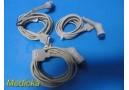 Lot of 3 Masimo PS-10153D M-LNC Philips Viridia SpO2 Adapter Cable, 10-ft ~29911