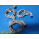 Lot of 3 Masimo PS-10153D M-LNC Philips Viridia SpO2 Adapter Cable, 10-ft ~29911
