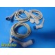 Lot of 3 Masimo PS-10153D M-LNC Philips Viridia SpO2 Adapter Cable, 10-ft ~29911