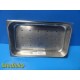 Polarware E1650 Dittmar SS. Surgical Instruments Tray 16.5" x 10" x 2.5" ~ 29940