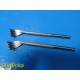 Integra Codman Omni-Tract Ref 4957 Rake Retractor Set, Curved, Swivel ~ 29943