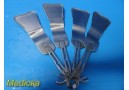 Lot of 4 Sklar Assorted Retractor Blades Blade 3-6/16" Over all 12.5" ~ 29947