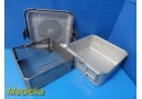 Aesculap DBP Sterile Half Size Container W/ Lid & JF114R Basket ~ 29964