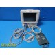 2012 Fukuda Denshi DS-7100 Monitor W/ Leads (NBP, SpO2, TEMP, CO2, ECG) ~ 29754