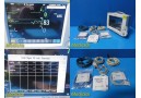 2014 Philips Intellivue MP30 Patient Monitor W/ MMS Module M3001A, Leads ~ 29776