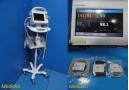 Welch Allyn VSM6000 Series Vitals Monitor W/ Leads & Ergonomic Stand ~ 30517