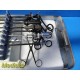 Jarit R. Wolf Pilling Assorted Operative Laparoscopy Instrument W/ Tray ~ 30083