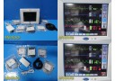 Spacelabs 91367 Ultraview SL Monitor, 91496 Command Module, PSU, New Leads~30560