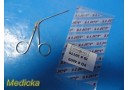 Jarit 385-140 House Alligator Ear Forceps, Oval Cup, 0.9mm,Straight,3-1/8"~30175