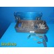 B. Braun Aesculap S4 Pedicle Preperation Set W/ Case, Spinal Surgery Tray ~30227