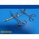 Lot of 2 BD V. Mueller CH8270 McINTOSH Suture Holding Forceps, 5.5" ~ 30285