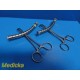Lot of 2 BD V. Mueller CH8270 McINTOSH Suture Holding Forceps, 5.5" ~ 30285