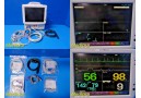 2015 Fukuda Denshi Patient Monitor, DS7200 W/ Temp,SpO2,ECG,NBP Leads ~ 30751