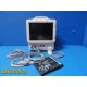 Fukuda Denshi DS-7200 Colored Touchscreen Patient Monitor W/ Patient Leads~30734