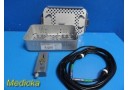 Alpha Omega Engineering Neuronav Headstage W/ Cable & Sterilization Tray ~ 30295
