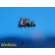 Lot of 3 Stryker Novadaq Assorted Fiber Optic Light Guide Scope Adapter ~ 30299