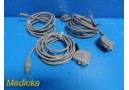3X Philips M1026-61002 Anesthesia Gas Module Interface Cable, RS-232 Cable~30310