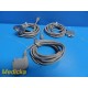 3X Philips M1026-61002 Anesthesia Gas Module Interface Cable, RS-232 Cable~30310