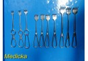 10X Codman V.Mueller Jarit Aesculap Volkmann Rake Retractors, 4/3 Prongs ~ 22224