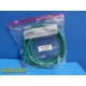 Medical Oxygen O2 Hose W/ Adapter, Green, B40302A ~ 30411