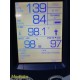 Welch Allyn 45NT0 Spot Vitals Monitor LXI W/ SpO2, NBP, Temp Leads & PSU ~ 30984