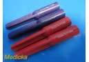 4X Cardinal Health Drucker P/N 7713100 Kit Tube Adapters, Red & Purple ~ 30467
