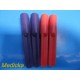 4X Cardinal Health Drucker P/N 7713100 Kit Tube Adapters, Red & Purple ~ 30467