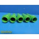 5X Drucker Diagnostics Centrifuge Tube Holders, 75mm, Ref 7713033, Green ~ 30468