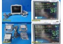 GE Dash 4000 Colored Patient Monitor (Nellcor SpO2) W/ NEW Patient Leads ~ 31107