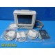 2014 Fukuda Denshi DS-7100 Monitor W/ NEW LEADS (CO2,IBP,NBP,ECG,TEMP,PRI)~31506