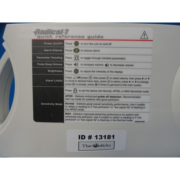 Masimo Pulse Oximeter >> MASIMO Rainbow Radical 7 Pulse Oximeter Docking Station RDS-3 / RDS-1 ~13181 Masimo Pulse Oximeter >> MASIMO Rainbow Radical 7 Pulse Oximeter Docking Station RDS-3 / RDS-1 ~13181
