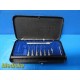 Alcon Ultraflow IA 81933 Handpiece W/ 7X Assorted Tips & Carrying Case ~ 31181