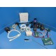 DATEX-OHMEDA S/5 ADU CARESTATION ANESTHESIA SYSTEM W/ MODULES CABLES &VAPORIZER