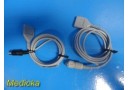 2 x Nihon Kohden Neuropack EMG/EP Extension unit Interface Cable~31620