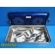 17X Codman V.Mueller Sklar Vaginal Hysterectomy Retractors Set W/ Case ~ 22189