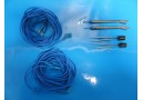 2 x Kirwan 12-1092 Coaptation Bipolar Forceps W/ Cords & I/A Handpieces (10876)