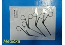 Lot of 4 Pakistan, Bausch + Lomb, STORZ Assorted ENT Forceps ~ 20334