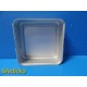 Aesculap 1/2 Size Sterilization Container W/ JK389 Lid,Inst Basket JF113R ~31412